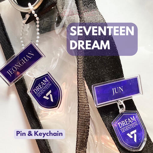 Seventeen Dream Pin & Keychain